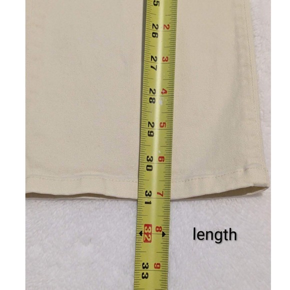 Ralph Lauren Light Yellow Pants Girls Size 6 Slim Chino Casual Everyday - Picture 8 of 9